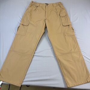 5.11 Tactical Series 74251 Khaki Cotton Canvas Cargo Pants Mens 34x30 Tan Utilit